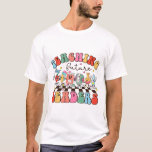 Retro Teaching Future Leaders Groovy Teacher Back  T-Shirt<br><div class="desc">Retro Teaching Future Leaders Groovy Teacher Back To School 25</div>