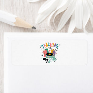 Retro Teaching Is My Jam Vinyl Record Teacher