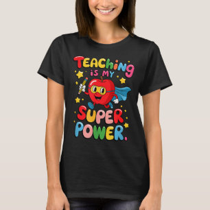 Retro teaching is superpower teacher appreciation T-Shirt