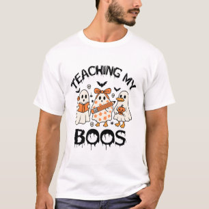 Retro Teaching My Boos Halloween T-Shirt