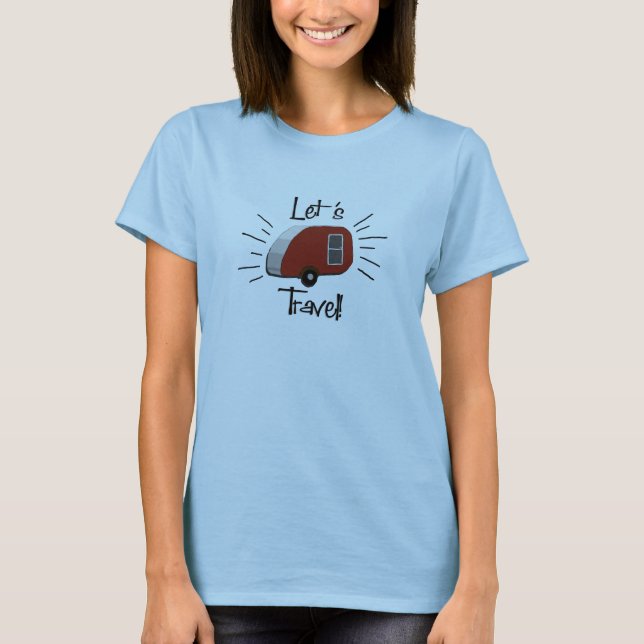 Retro Teardrop Camper Shirt (Front)