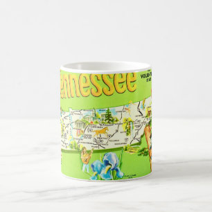 Retro Tennessee Postcard Mug