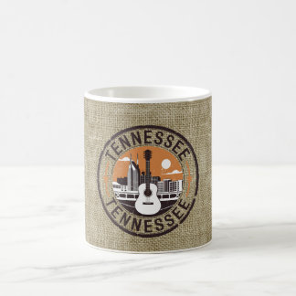  Retro Tennessee Travel Stamp  Coffee Mug