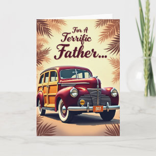 Retro Terrific Father Woody Card