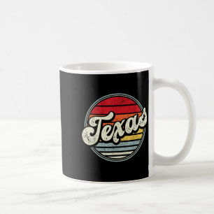 Retro Texas Home State Cool 70s Style Sunset Men W Coffee Mug
