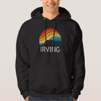 Retro Texas Irving Skyline Vintage Urban Skyscrape