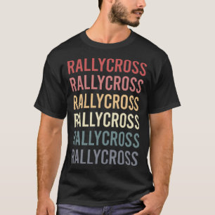 Retro Text Rallycross T-Shirt