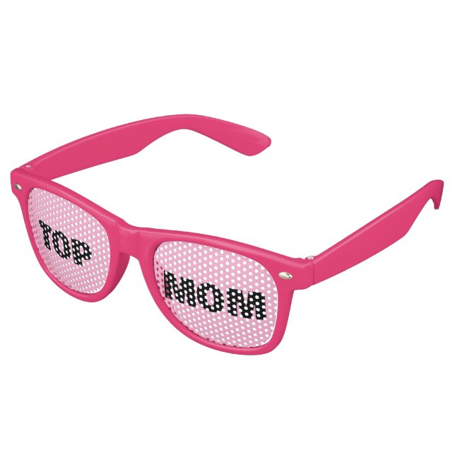 Retro Texte personnalisé et lunettes de fête de couleur  (Angulaire)
