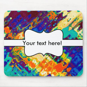 Retro texture abstract design mouse pad
