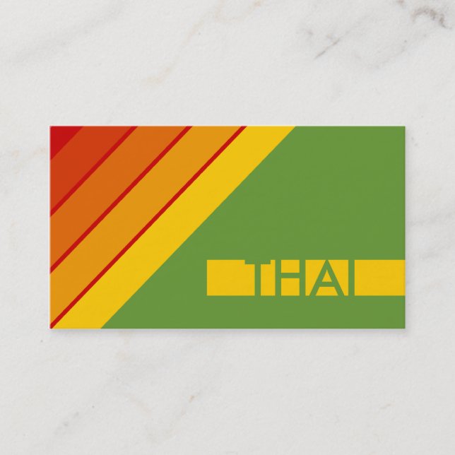 retro THAI Business Card (Front)