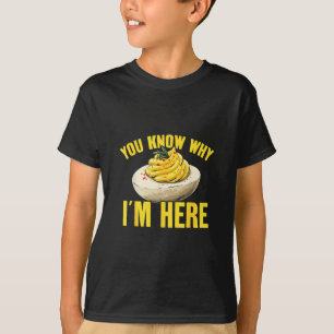 Retro Thanksgiving Dinner You Know Why I'm Here De T-Shirt