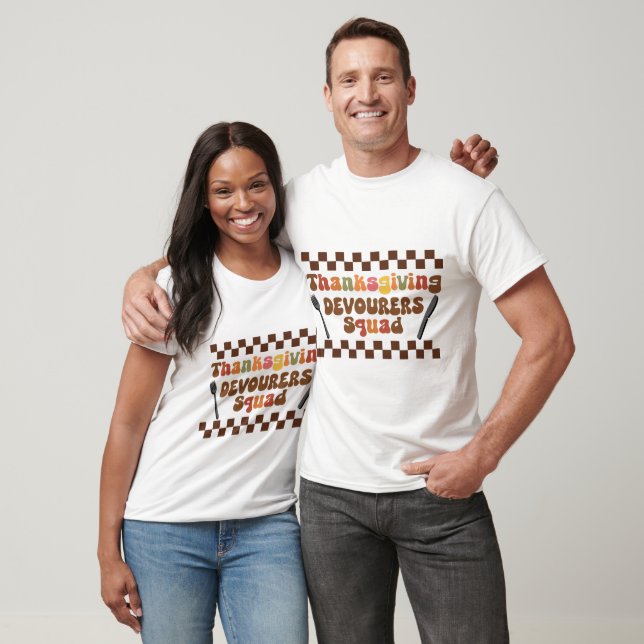 Retro Thanksgiving | Thanksgiving Devourers Squad T-Shirt (Unisex)