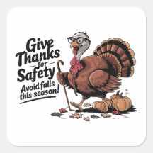 Retro Thanksgiving Turkey Safety – Give Thanks