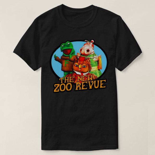 Retro The New Zoo Revue comin right at you Tribute T-Shirt (Design Front)