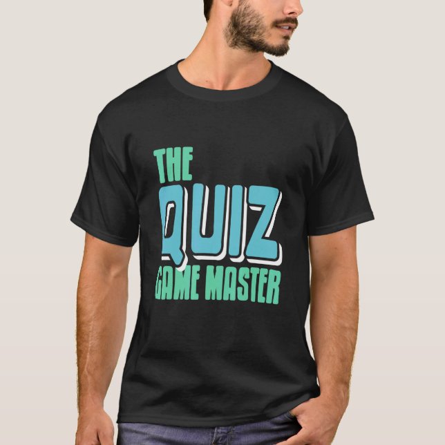 Retro The Quiz Game Master Awesome  Present T-Shirt (Front)