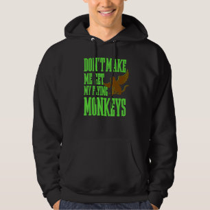 Retro The Wizard Of Oz Wicked Witch Get My Flying Hoodie