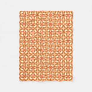 Retro Theme Pattern Fleece Throw Blanket