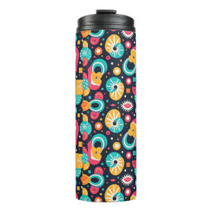 Retro Themed Water Bottle Insulated Tumbler