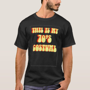 Retro This Is My 70's Costume Groovy Peace Hallo T-Shirt