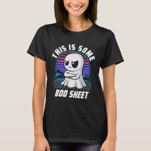 Retro This Is Some Boo Sheet Cute Ghost Halloween T-Shirt
