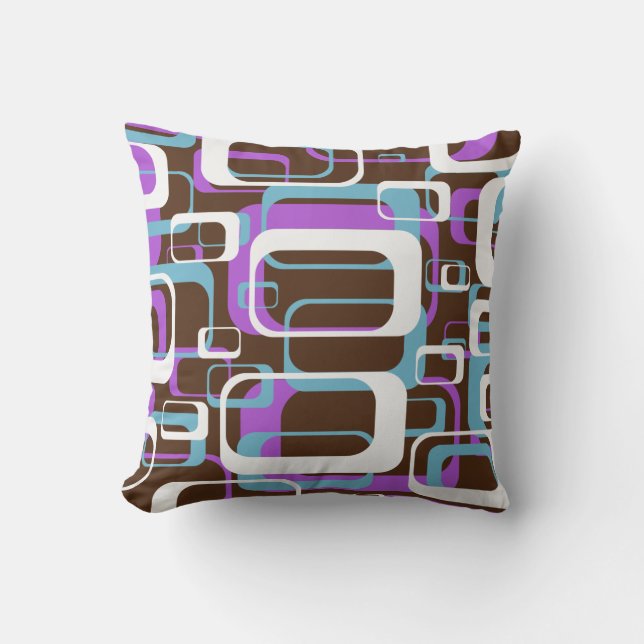 Retro Throw Pillow (Front)