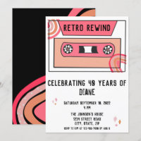 Retro Throwback Birthday Party