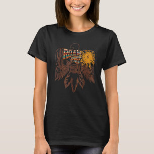 Retro Thunderbird Desert Cactus Roam Free Western T-Shirt