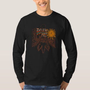 Retro Thunderbird Desert Cactus Roam Free Western  T-Shirt
