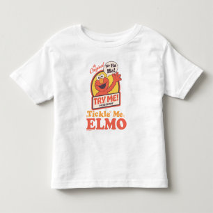 Retro Tickle Me Elmo Waving Graphic Toddler T-shirt