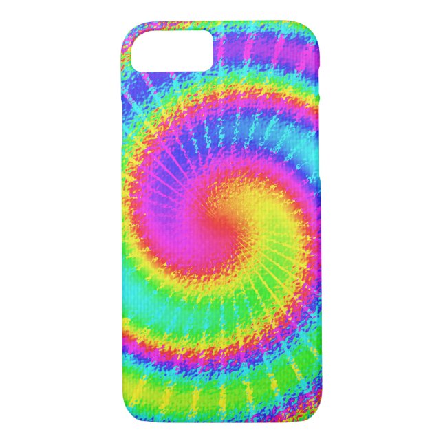 Retro Tie Dye Hippie Psychedelic Case-Mate iPhone Case (Back)