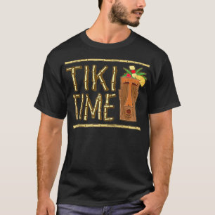 Retro Tiki Bar Design T-Shirt
