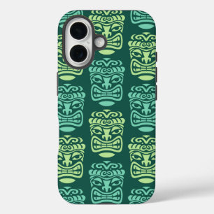 Retro Tiki Beach Bar Pattern iPhone 16 Case