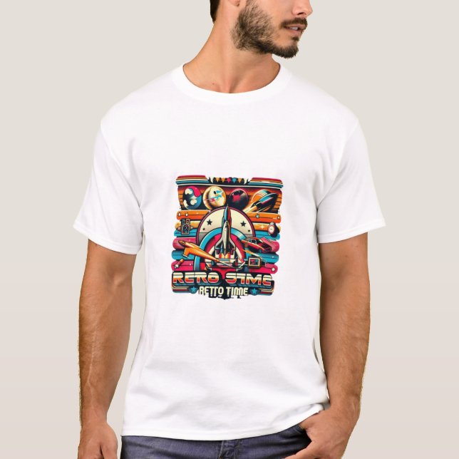 Retro Time T-Shirt (Front)