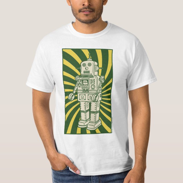 Retro TIN ROBOT T-shirt (Front)