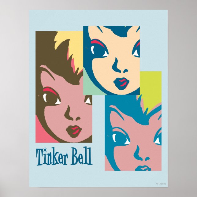 Retro Tinker Bell 1 Poster (Front)