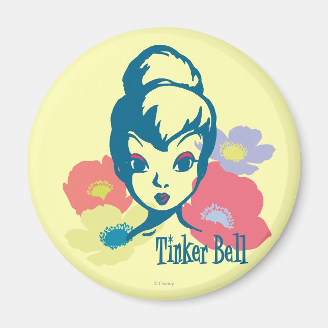 Retro Tinker Bell 3 Magnet (Front)