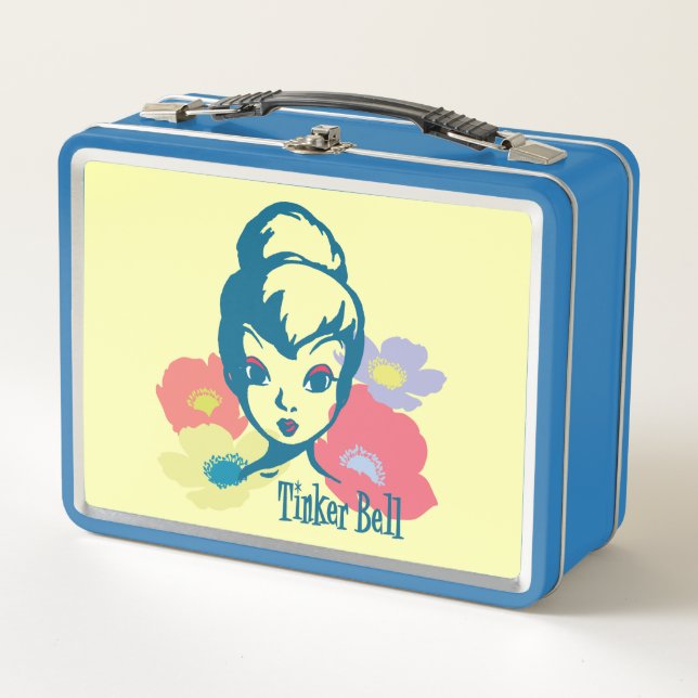 Retro Tinker Bell 3 Metal Lunch Box (Front)