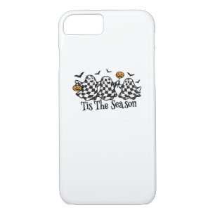 Retro Tis The Season Checkered Halloween Case-Mate iPhone Case
