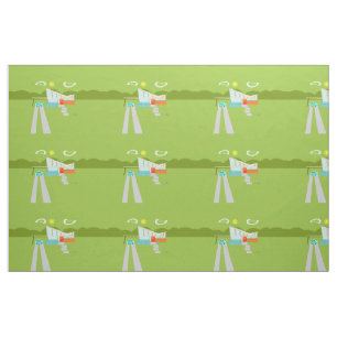 Rétro tissu de coton peigné de Palm Springs par