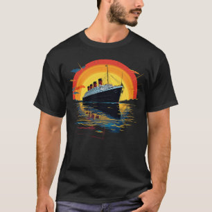 Retro Titanic Men Women Kids Vintage Titanic 1 T-Shirt