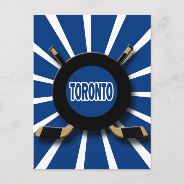 RETRO TORONTO HOCKEY POSTCARD (Front)