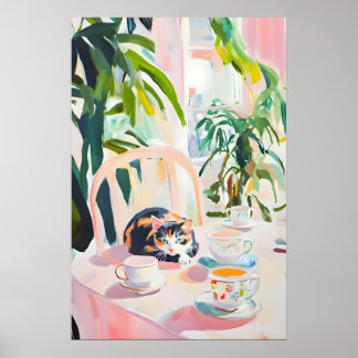 Retro Tortoiseshell Poster, Tortoiseshell Oil Poster