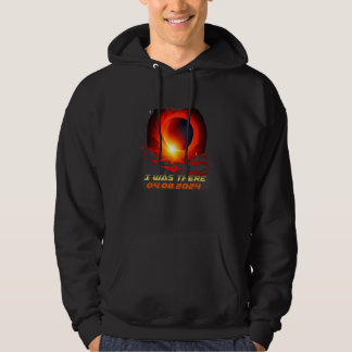 Retro Total Solar Eclipse 2024 I Was There Hoodie