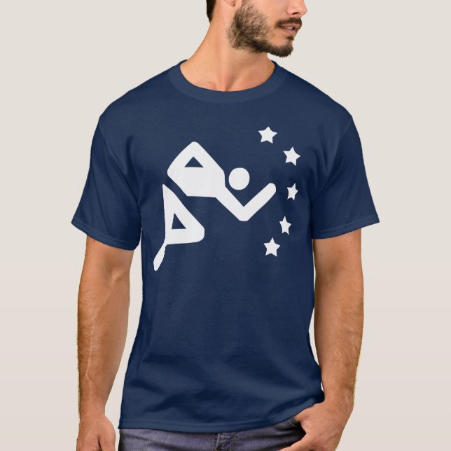 Retro Track Star T-Shirt (Front)