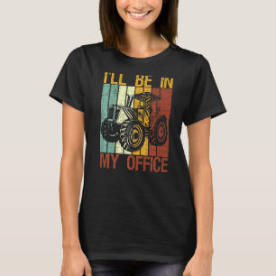 Retro Tractor Vintage Farming Farmer Rancher Tract T-Shirt