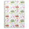 Retro Trailer & Flamingos Pattern