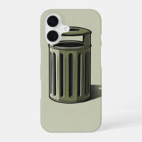 Retro Trash Can Simple