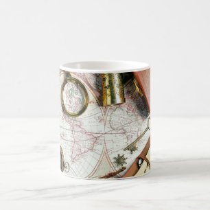 Retro travel coffee mug