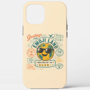 Retro Travel Emoji iPhone 12 Pro Max Cases