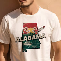 Retro Travel Iconic Alabama Graphic